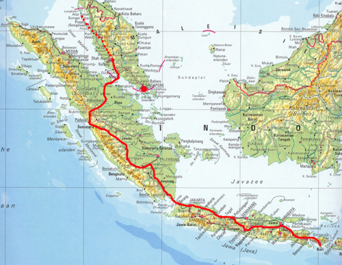 kaart indonesie